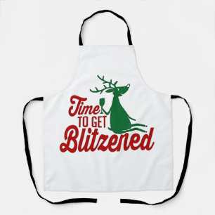 Tablier Il est temps de se faire Blitzened Christmas Reind