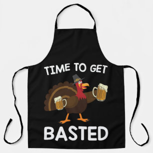 Tablier Il Est Temps D'Obtenir Basé Drôle Bière Turquie Th