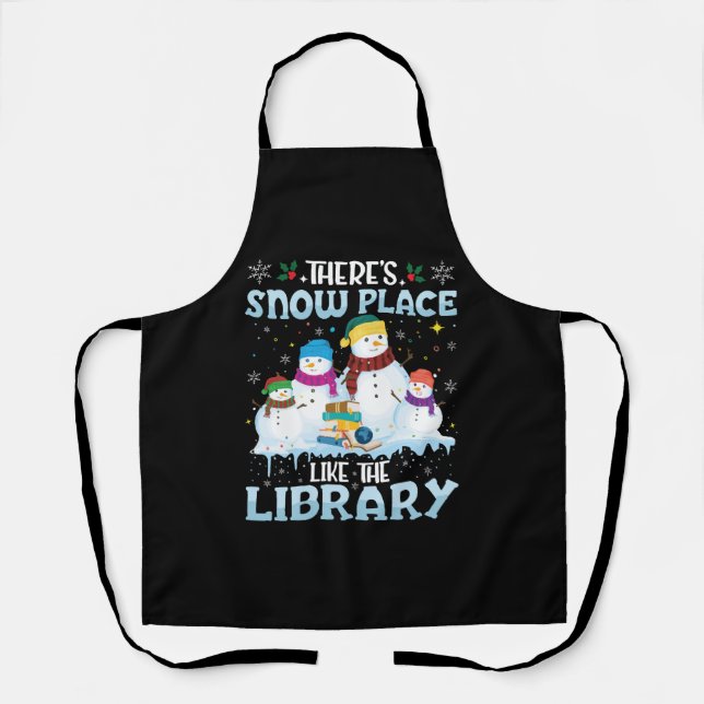 Tablier Il n'y a pas d'endroit comme la bibliothèque de No (Recto)