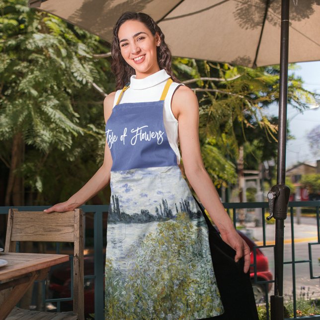 Tablier Île aux fleurs près de Vétheuil, Claude Monet (Créateur téléchargé)