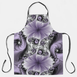 Tablier Illusion de lilas Art floral abstrait fractal Fant