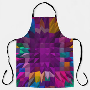 Tablier Illustration 3D ou motif 3D Mosaic color Patte
