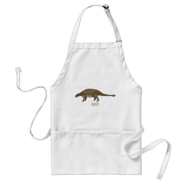 Tablier Illustration d'Ankylosaurus (Devant)