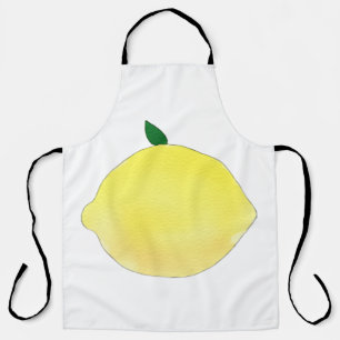 Tablier Illustration de citron jaune vibrant