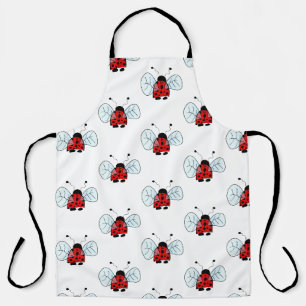 Tablier Illustration de coccinelle mignonne