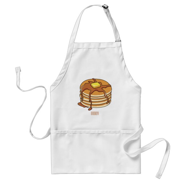Tablier Illustration de dessin animé de Pancake (Devant)