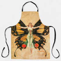 Illustration de femme volant papillon Flapper
