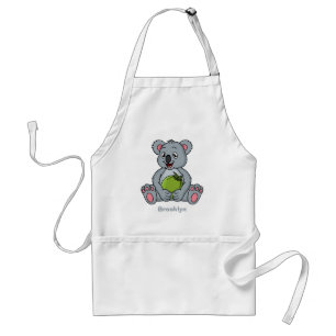 Tablier Illustration de la koala de Cute et de la noix de