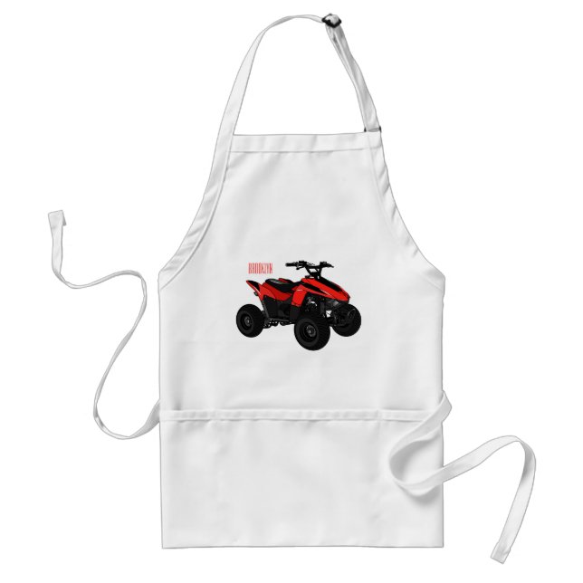 Tablier Illustration de Quad bike atv (Devant)