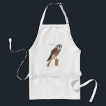 Tablier Illustration d'oiseau américain Kestrel<br><div class="desc">Illustration American Kestrel pour les amateurs d'oiseaux.</div>