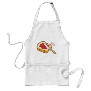 Tablier Illustration du pain et de la confiture