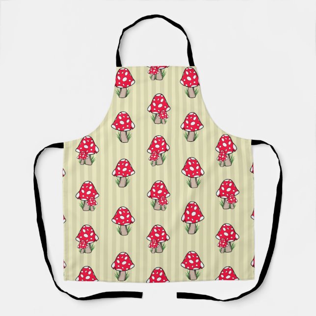 Tablier Illustration du petit champignon (Recto)