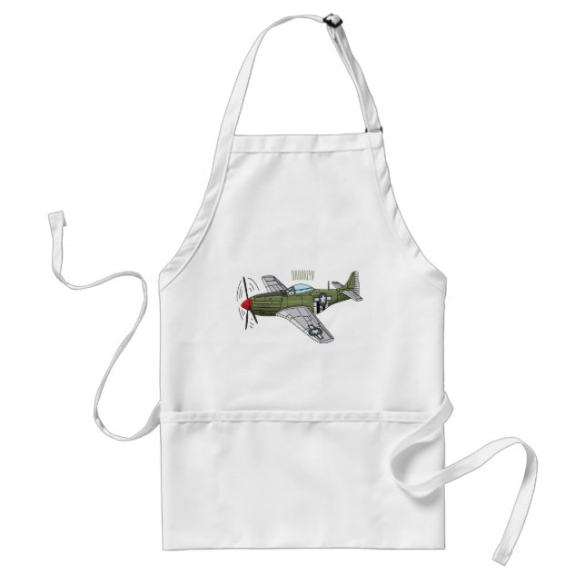 Tablier Illustration d'un avion militaire (Devant)
