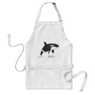 Tablier Illustration d'une baleine tueuse