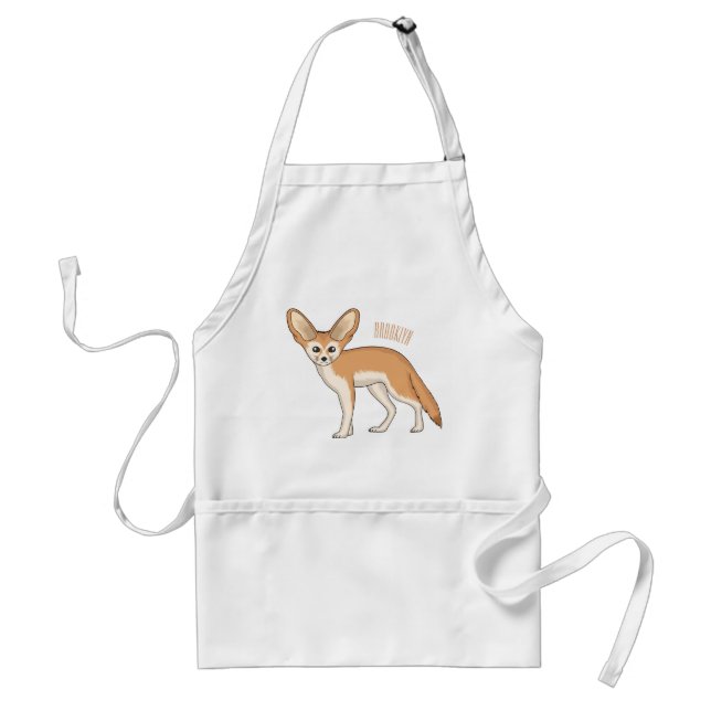 Tablier Illustration Fennec fox (Devant)