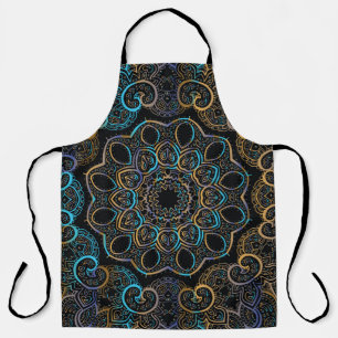 Tablier illustration vintage arrière - plan. Mandala. Indi