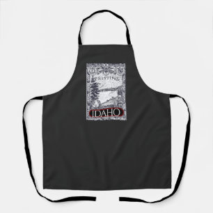 Tablier Illustration vintage Idaho Apron