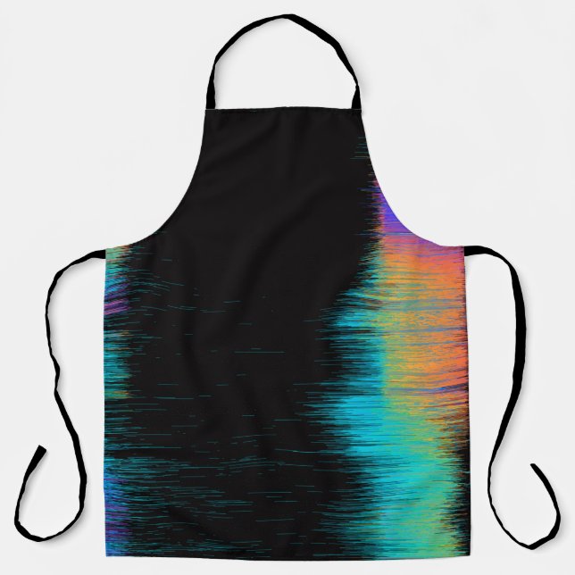 Tablier Image Abstraite de l'écran LED rayé. Fractionnemen (Recto)