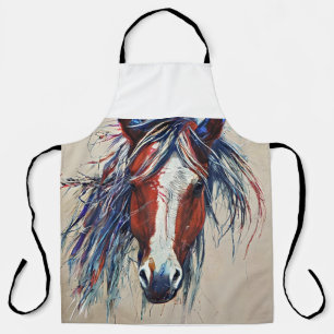 Tablier image de cheval sauvage