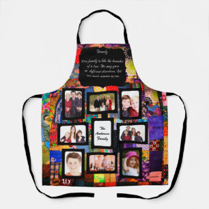 TABLIER IMAGES DE CADRE DE PHOTOS QUILT AJOUTER