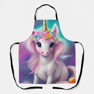 Tablier Imaginaire coloré Kawaii Unicorn