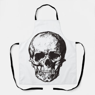 Tablier Imaginaire crâne Art Rock Punk Métal lourd