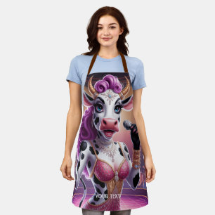 Tablier Imaginaire Cute Superbe Vache Popstar