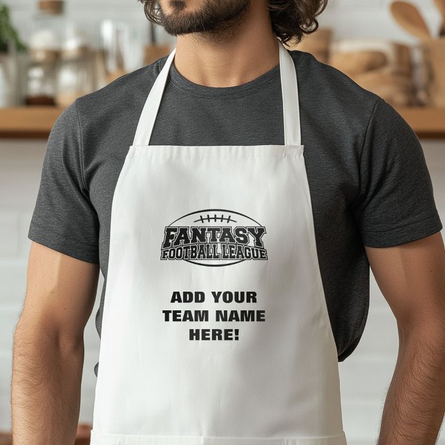 Tablier Imaginaire Football League - ajouter le nom de l'é (Funny Football Apron)