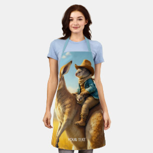 Tablier Imaginaire mignon Wombat Kangaroo Koala
