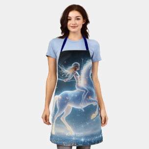 Tablier Imaginaire mignonne fille Unicorn Espace