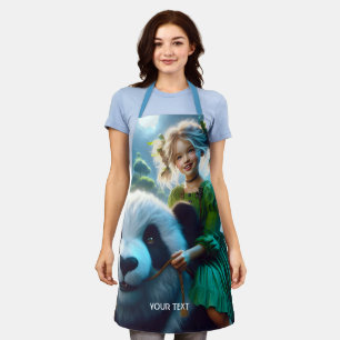 Tablier Imaginaire mignonne forêt de filles Panda