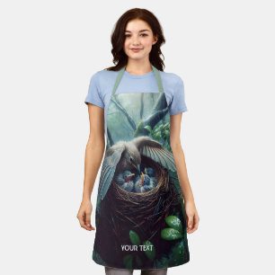 Tablier Imaginaire Mignonne Pluie de nid d'oiseaux