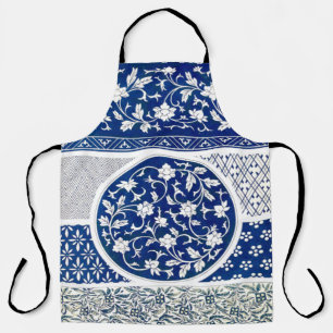 Tablier Impression d'ornement floral classique