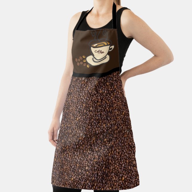 Tablier Impression grain de café / Impression pour amateur (Insitu)