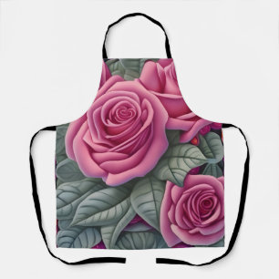 Tablier Imprimante magnifique pastel victorien rose rose