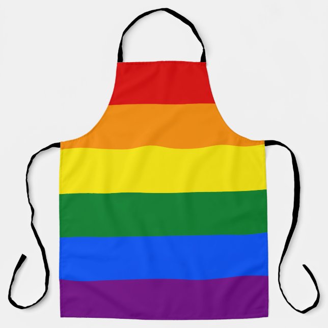Tablier Indicateur de la fierté arc-en-ciel (Recto)