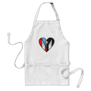Tablier Indicateur Porto Rico   Boricua Heart, Porto-Rico