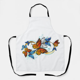 Tablier Infini de papillons monarques