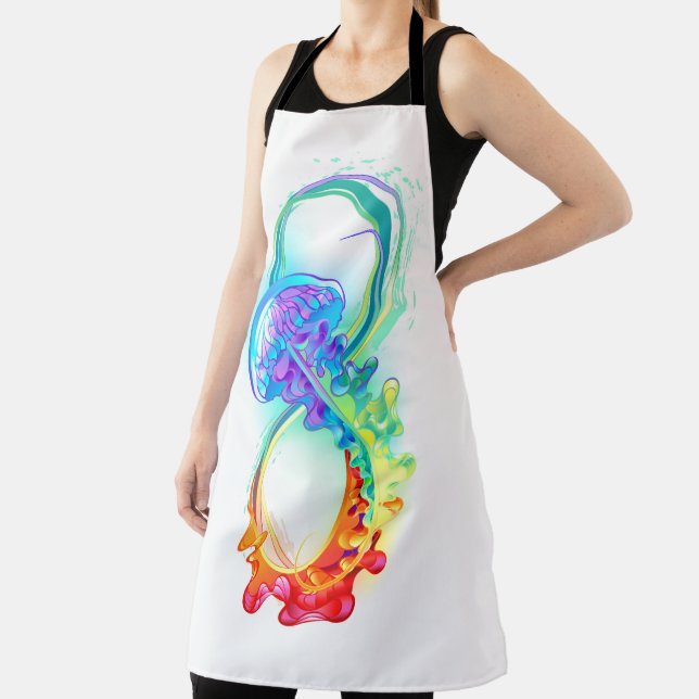 Tablier Infinity avec Rainbow Jellyfish (Insitu)