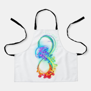 Tablier Infinity with Rainbow Jellyfish
