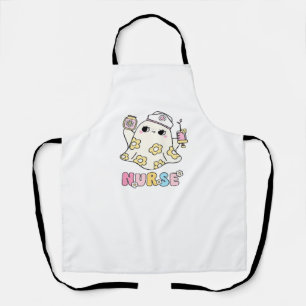 Tablier Infirmière fantôme rétro Halloween Design T-shirt 
