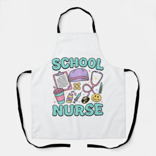 Tablier Infirmière scolaire chemise vintage design de coll