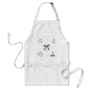 Tablier infusion de coquette et de nautisme