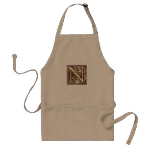 Tablier Initiale vintage N