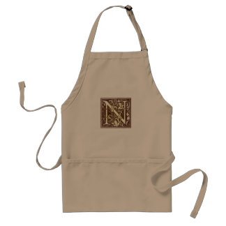 Tablier Initiale vintage N
