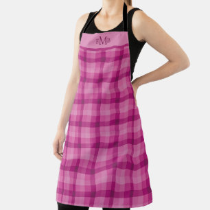 Tablier Initiales de monogramme personnalisées à plaqué ro