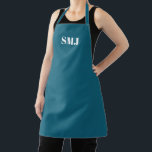 Tablier Initiales monogramme personnalisées modernes essen<br><div class="desc">Mosaïque personnalisée moderne initiales essence bleu blanc Apron. lettres blanches, arrière - plan rose clair. vous pouvez choisir votre couleur de sangle. grand cadeau pour maman, amis et vous-même! Design moderne, minimaliste, simple et élégant. Idéal pour cuisiniers, chefs, poteries, céramiques, artisanat, travail, cuisine, boulangerie, barbecue, grill, mais aussi pour les...</div>