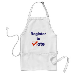 Tablier Inscrivez-vous pour voter Élections 2026