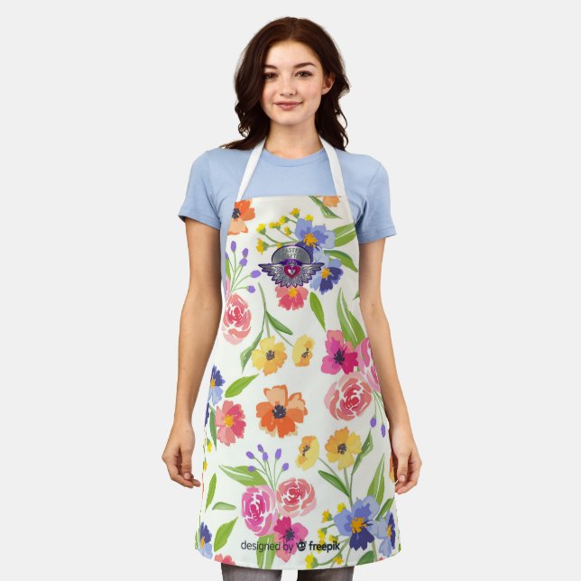 Tablier Insigne principal du scrapbooker (Porté)