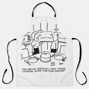 Tablier Instructions pour la recette de 5 minutes
